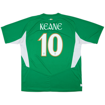2004-06 Ireland Home Shirt Keane #10 - 6/10 - (XL)
