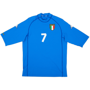 2000-01 Italy Match Issue Home Shirt #7
