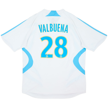 2007-08 Olympique Marseille Home Shirt Valbuena #28 - 7/10 - (L)