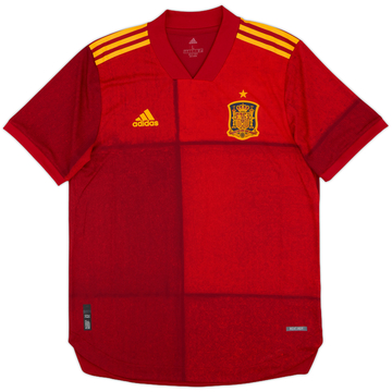 2020-21 Spain Authentic Home Shirt - 10/10 - (L)