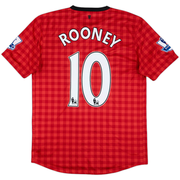 2012-13 Manchester United Home Shirt Rooney #10 - 5/10 - (M)