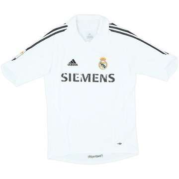 2005-06 Real Madrid Home Shirt - 4/10 - (S)