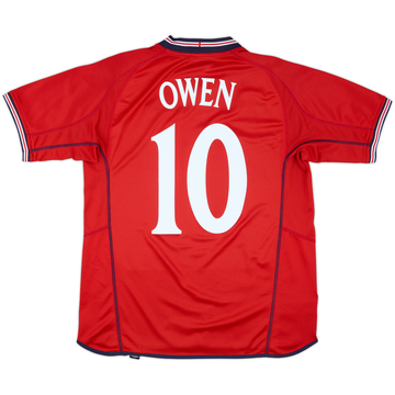 2002-04 England Away Shirt Owen #10 - 6/10 - (M)
