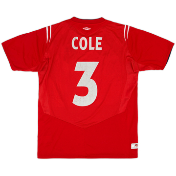 2004-06 England Away Shirt Cole #3 - 4/10 - (M)