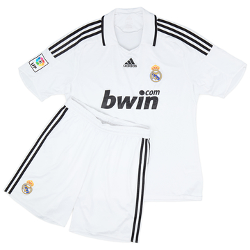 2008-09 Real Madrid Home Shirt and Shorts - 9/10 - (L)