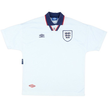 1993-95 England Home Shirt - 10/10 - (XL)