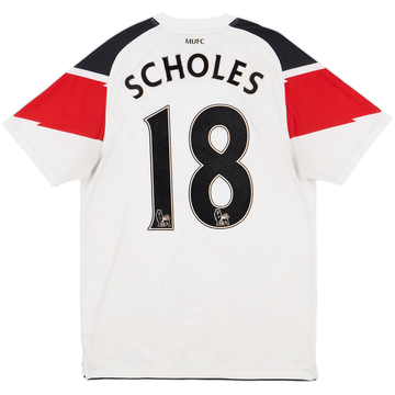 2010-12 Manchester United Away Shirt Scholes #18 - 5/10 - (S)