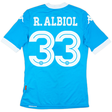 2015-16 Napoli Authentic Home Shirt R.Albiol #33 - 8/10 - (M)