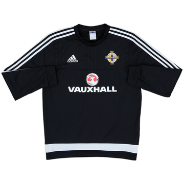 2015-16 Northern Ireland adidas Sweat Top - 8/10 - (M)