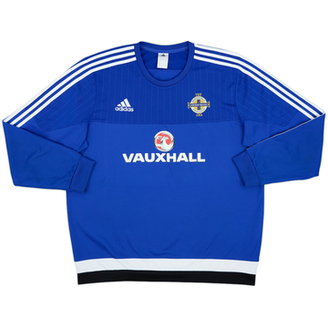 2015-16 Northen Ireland adidas Sweat Top - 8/10 - (XL)