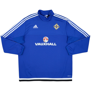 2015-16 Northern Ireland adidas Drill Top - 9/10 - (XXL)