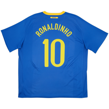 2010-11 Brazil Away Shirt Ronaldinho #10 - 8/10 - (XXL)