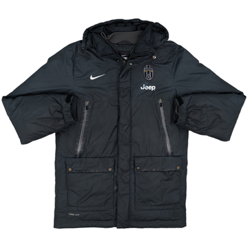 2013-14 Juventus Nike Hooded Padded Bench Coat - 5/10 - (M)