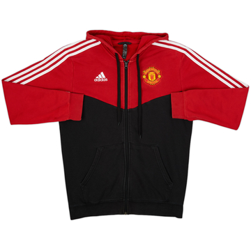 2021-22 Manchester United adidas Hooded Track Jacket - 8/10 - (M)