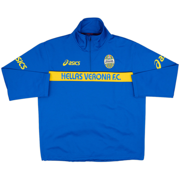 2007-08 Hellas Verona Asics 1/4 Zip Drill Top - 8/10 - (L)