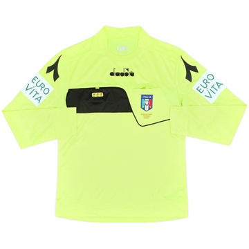 2018-19 Italy Diadora Referee L/S Shirt - 9/10 - (M)
