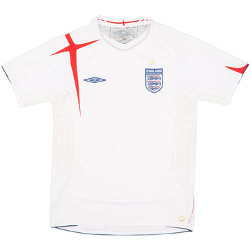 2005-07 England Home Shirt - 5/10 - (S)