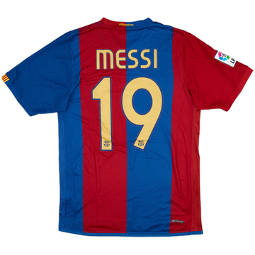2006-07 Barcelona Home Shirt Messi #19 - 6/10 - (S)