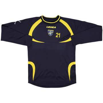 2006-07 Frosinone Legea Player Issue Training L/S Shirt #21 - 8/10 - (L)