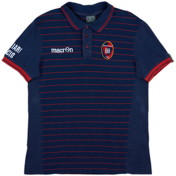 2009-10 Cagliari Macron Polo Shirt - 9/10 - (M)