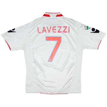 2009-10 Napoli Away Shirt Lavezzi #7 - 6/10 - (XL)