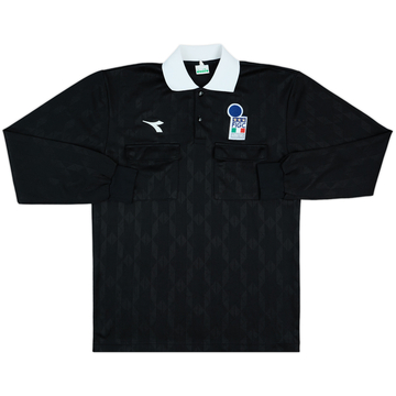 1990s Italy FIGC Diadora Referee L/S Shirt - 10/10 - (M)