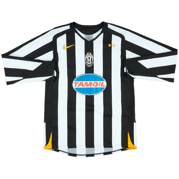 2005-06 Juventus Match Issue Home L/S Shirt #14