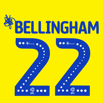 2019-20 Birmingham City Third Bellingham #22 EFL Name Set