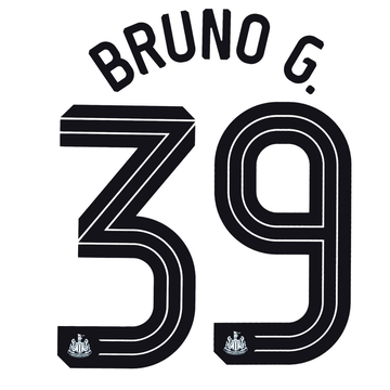 2024-25 Newcastle United Cup Bruno G. #39 Name Set