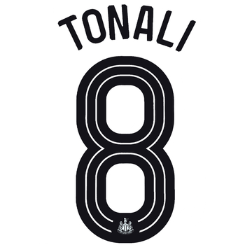 2024-25 Newcastle United Cup Tonali #8 Name Set