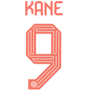 2023-24 Bayern Munich Home Kane #9 Name Set