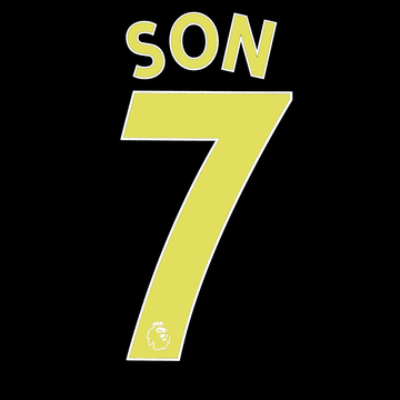 2021-22 Tottenham Away Son #7 Premier League Name Set