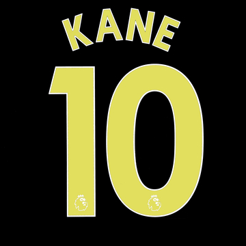2021-22 Tottenham Away Kane #10 Premier League Name Set