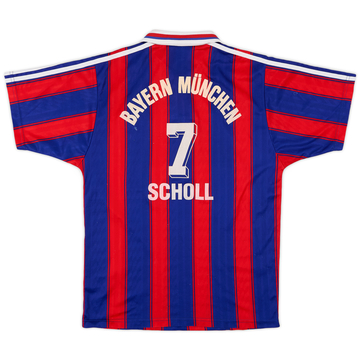 1995-97 Bayern Munich Home Shirt Scholl #7 - 5/10 - (S)