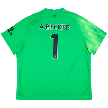 2021-22 Liverpool GK Shirt A.Becker #1 - 10/10 - (3XL)