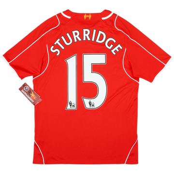 2014-15 Liverpool Home Shirt Sturridge #15 (S)