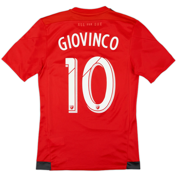 Camiseta auténtica de local del Toronto 2015-16 Giovinco #10 - 9/10 - (Mujeres S)