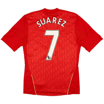 2010-12 Liverpool Home Shirt Suarez #7 - 8/10 - (S)
