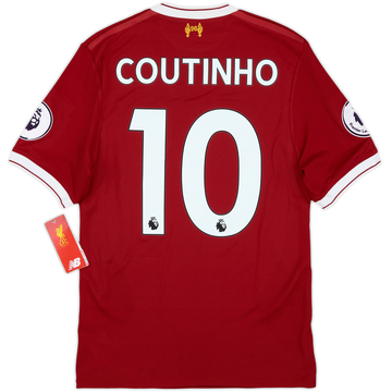 Camiseta de local 125 Años del Liverpool 2017-18 Coutinho #10 (S)