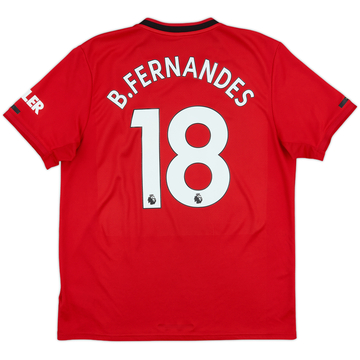 2019-20 Manchester United Home Shirt B.Fernandes #18 - 7/10 - (L)