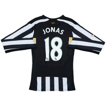 2014-15 Newcastle Player Issue ACTV Fit Home L/S Shirt Jonas #18 - 7/10 - (L)