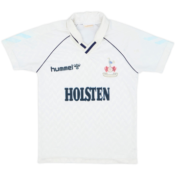 1987-89 Tottenham Home Shirt - 7/10 - (S.Boys)