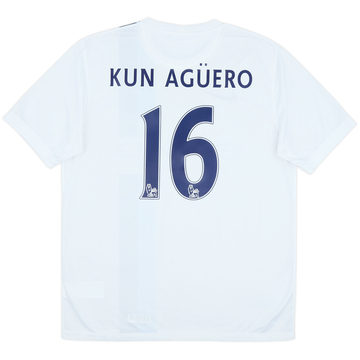 2013-14 Manchester City Third Shirt Kun Aguero #16 - 7/10 - (L)