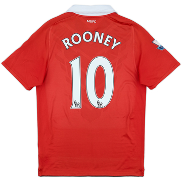 2010-11 Manchester United Home Shirt Rooney #10 - 6/10 - (S)