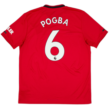 2019-20 Manchester United Home Shirt Pogba #6 - 7/10 - (L)