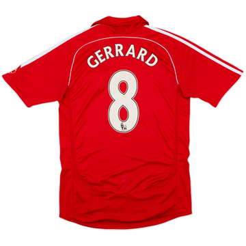 2006-08 Liverpool Home Shirt Gerrard #8 - 5/10 - (S)