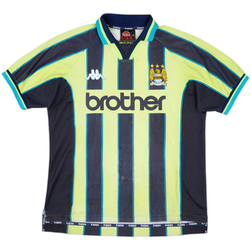 1998-99 Manchester City Away Shirt #9 - 4/10 - (L)