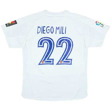 2007-08 Real Zaragoza Home Shirt Diego Milito #22 - 5/10 - (XL)