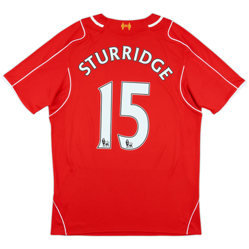 2014-15 Liverpool Home Shirt Sturridge #15 - 7/10 - (M)