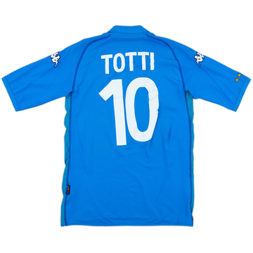 2002 Italy Home Shirt Totti #10 - 6/10 - (M)